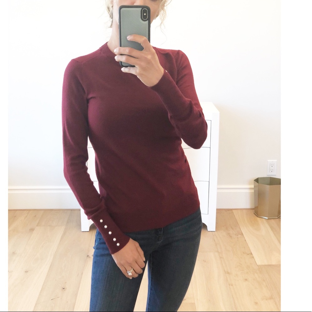 PARK CITY Camel Long Sleeve Knit Top - Picture 8 of 8
